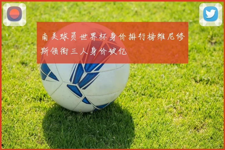 南美球员世界杯身价排行榜维尼修斯领衔三人身价破亿